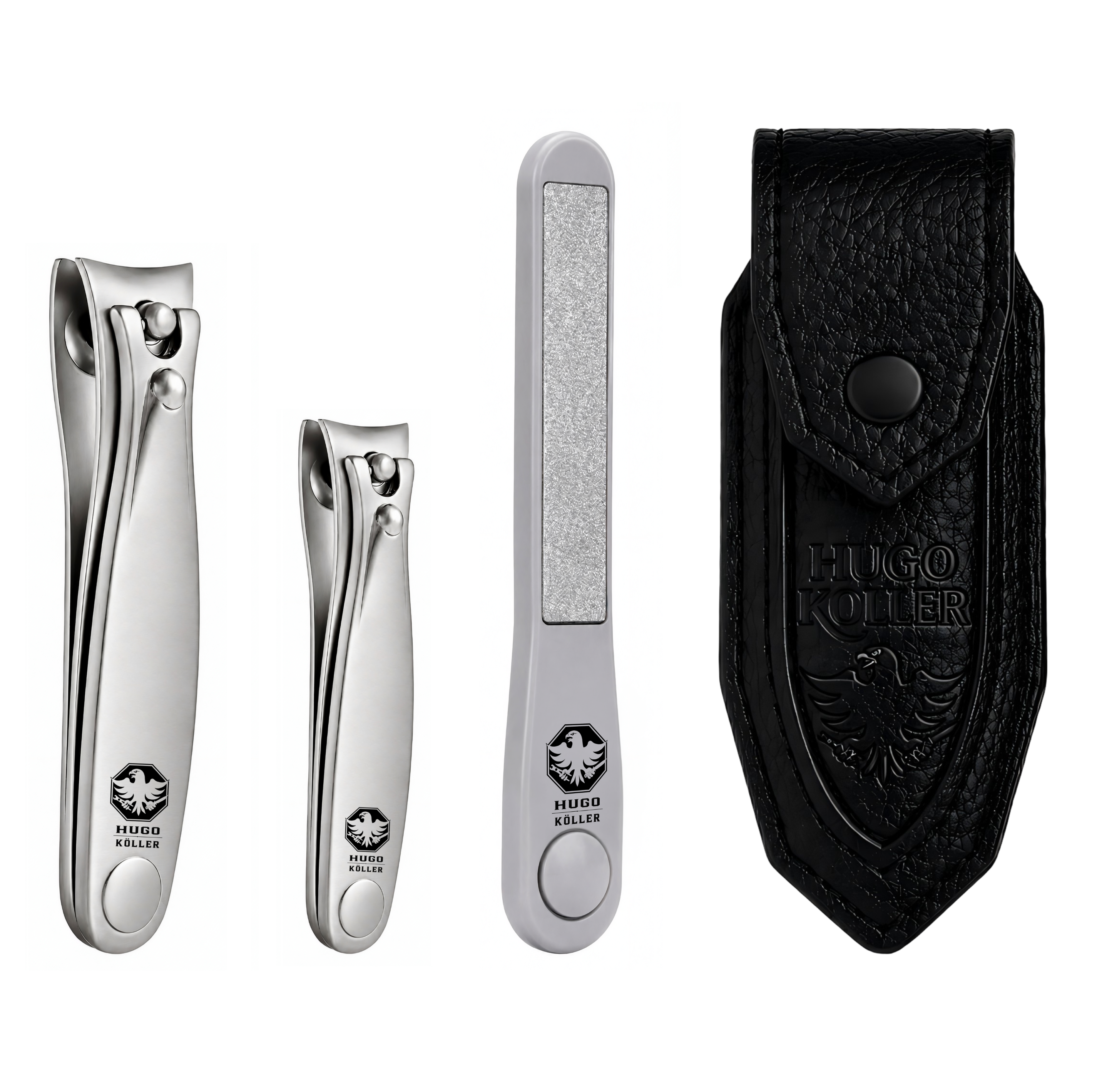 CLASSIC NAIL CARE(LARGE-SMALL NAIL CLIPPERS & NAIL FILE)